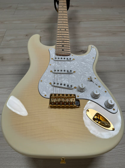 Fender Richie Kotzen Signature Stratocaster Electric Guitar, Transparent White Burst - #7362