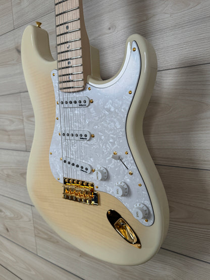 Fender Richie Kotzen Signature Stratocaster Electric Guitar, Transparent White Burst - #7362