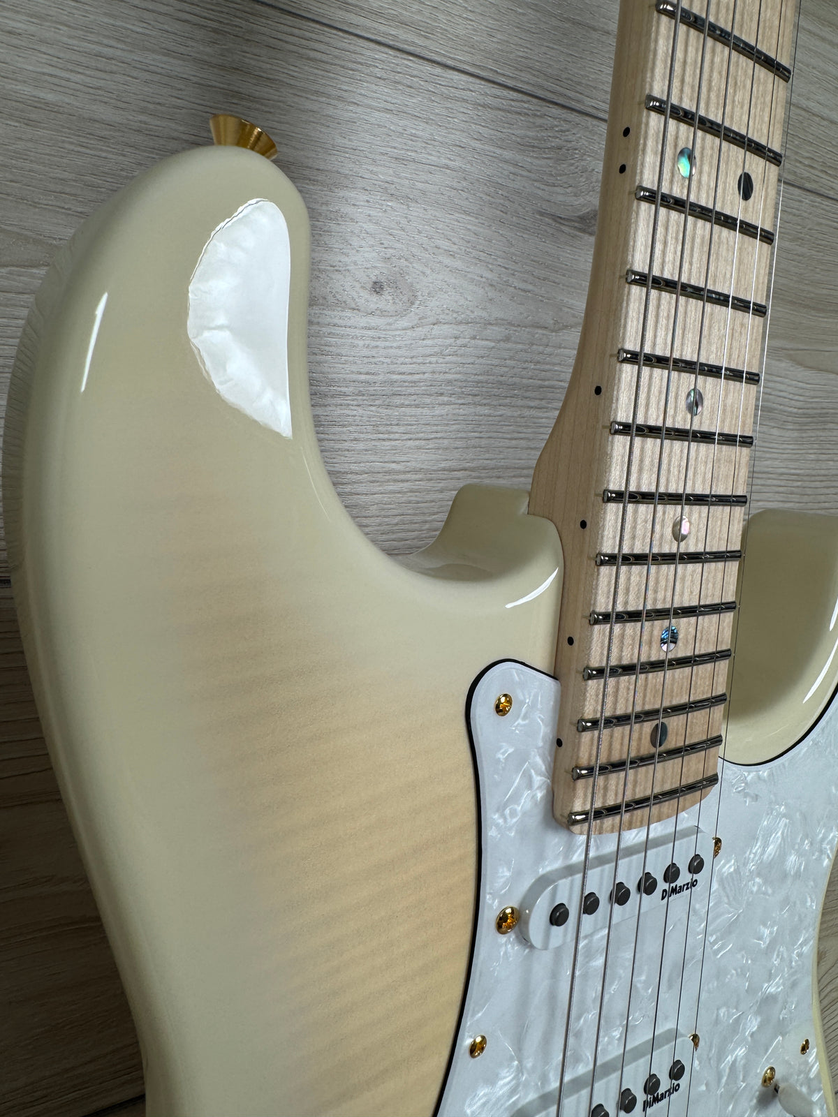 Fender Richie Kotzen Signature Stratocaster Electric Guitar, Transparent White Burst - #7362