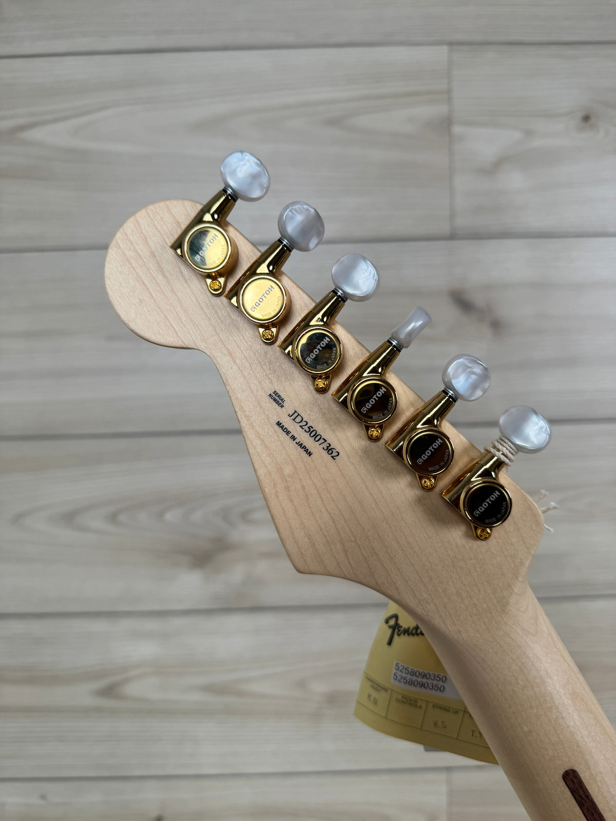 Fender Richie Kotzen Signature Stratocaster Electric Guitar, Transparent White Burst - #7362