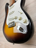 Fender Custom Shop 2023 Limited Edition Roasted '50s Strat® DLX Closet Classic, 1-Piece 4A Roasted Flame Maple, Wide-Fade Aged Chocolate 2-Color Sunburst