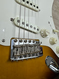 Fender Custom Shop 2023 Limited Edition Roasted '50s Strat® DLX Closet Classic, 1-Piece 4A Roasted Flame Maple, Wide-Fade Aged Chocolate 2-Color Sunburst
