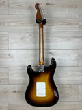 Fender Custom Shop 2023 Limited Edition Roasted '50s Strat® DLX Closet Classic, 1-Piece 4A Roasted Flame Maple, Wide-Fade Aged Chocolate 2-Color Sunburst