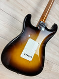 Fender Custom Shop 2023 Limited Edition Roasted '50s Strat® DLX Closet Classic, 1-Piece 4A Roasted Flame Maple, Wide-Fade Aged Chocolate 2-Color Sunburst