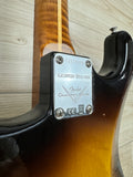 Fender Custom Shop 2023 Limited Edition Roasted '50s Strat® DLX Closet Classic, 1-Piece 4A Roasted Flame Maple, Wide-Fade Aged Chocolate 2-Color Sunburst