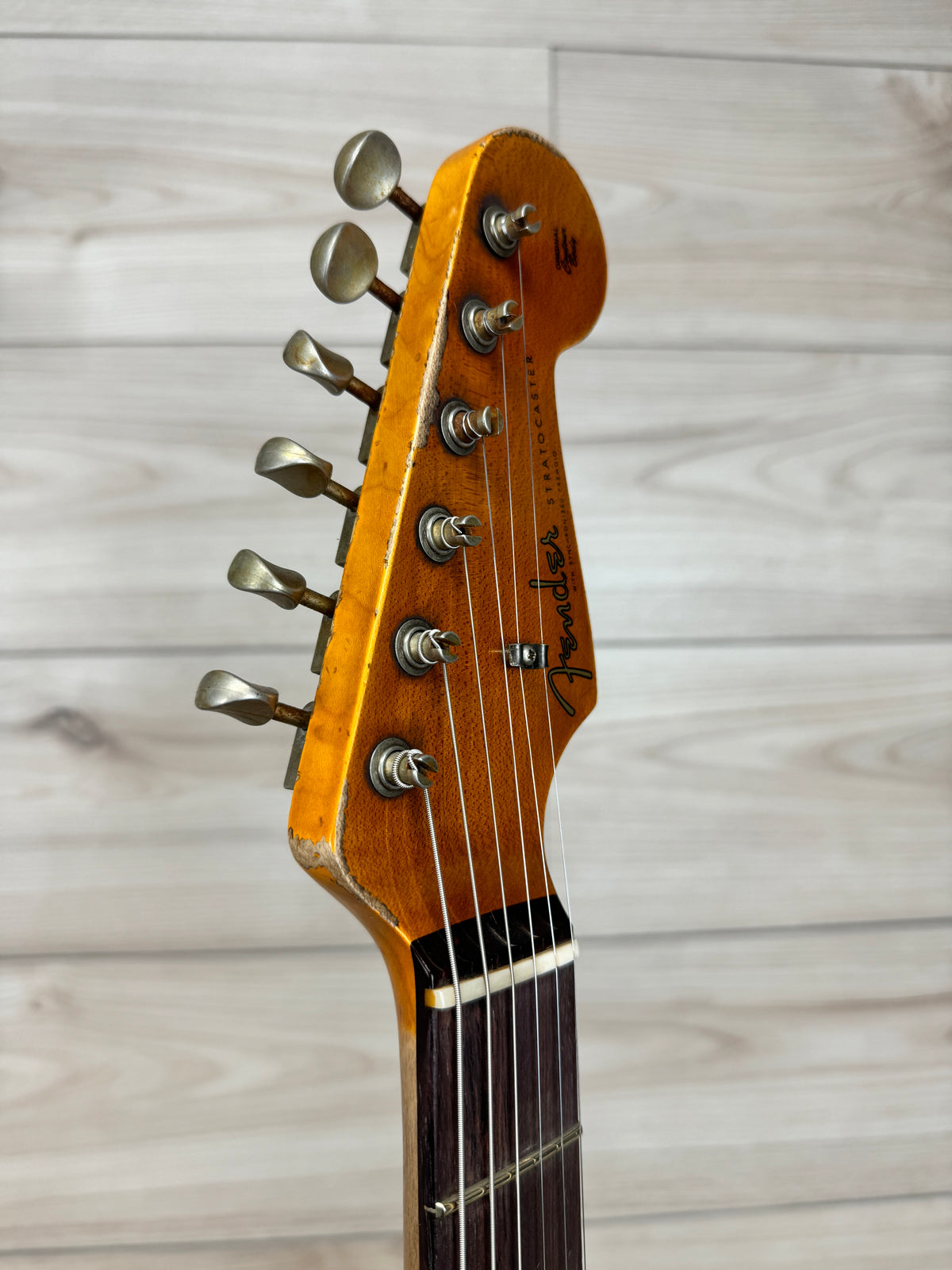 Fender Custom Shop Ltd 1961 Stratocaster Super Heavy Relic, Aged Sonic Blue over 3-Color Sunburst #7075