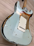 Fender Custom Shop Ltd 1961 Stratocaster Super Heavy Relic, Aged Sonic Blue over 3-Color Sunburst #7075