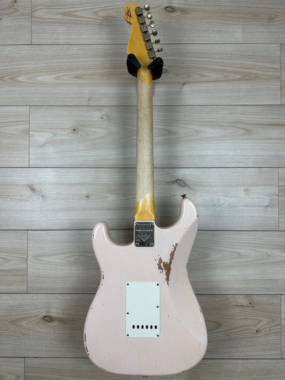 Fender Custom Shop Limited-edition 1959 Stratocaster Relic Electric Guitar - Super Faded Aged Shell Pink