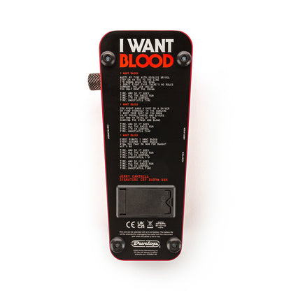 Dunlop JC95IWB Jerry Cantrell I Want Blood Cry Baby Wah Pedal - CBN Music Warehouse