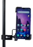 MJ Audio Mic Stand Phone Holder for Microphone Stand, Adjustable iPhone Mic Stand Holder, Music Stand Phone Holder for iPhone Samsung Galaxy All Smartphones