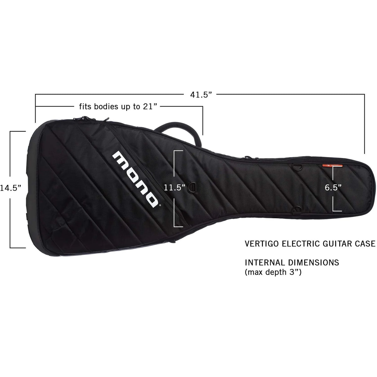 MONO Vertigo Electric Guitar Gig Bag - Black