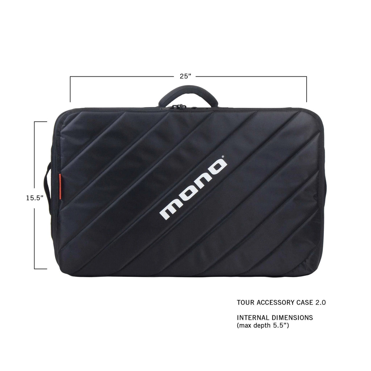 MONO Pedalboard Medium with Tour Accessory Case 2.0 - Black