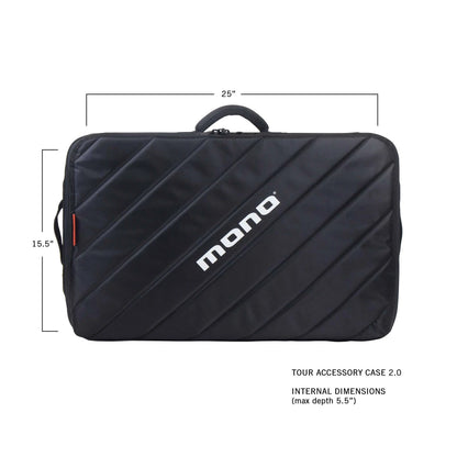 MONO Pedalboard Medium with Tour Accessory Case 2.0 - Black