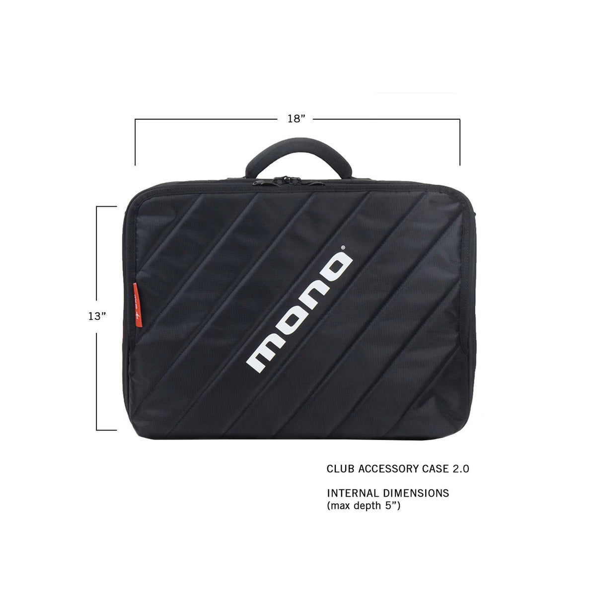 MONO Pedalboard Small with Club Accessory Case 2.0 - Black