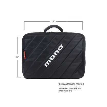 MONO Pedalboard Small with Club Accessory Case 2.0 - Black