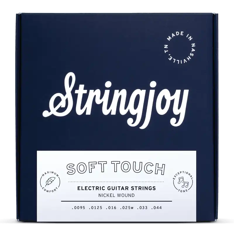 Stringjoy Soft Touch Electric Guitar Strings - .0095-.044 Light - CBN Music Warehouse