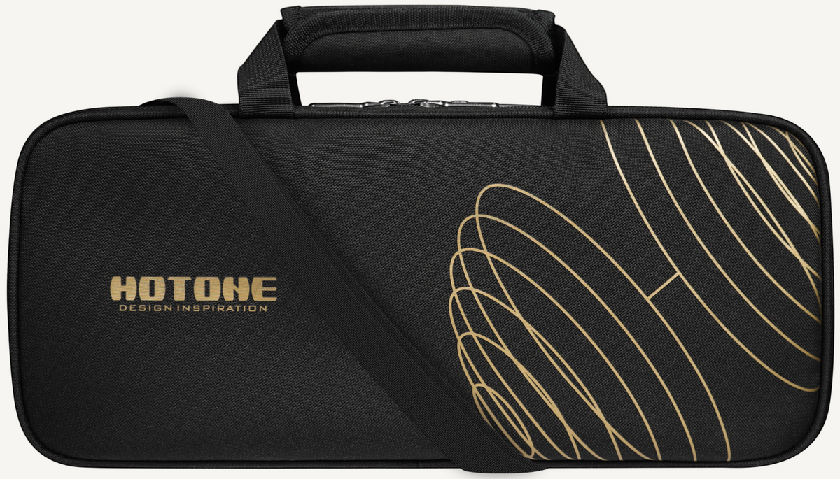 BUNDLE Hotone Guitar Multi Effects Processor Stomp with Amperto Gig Bag Junior