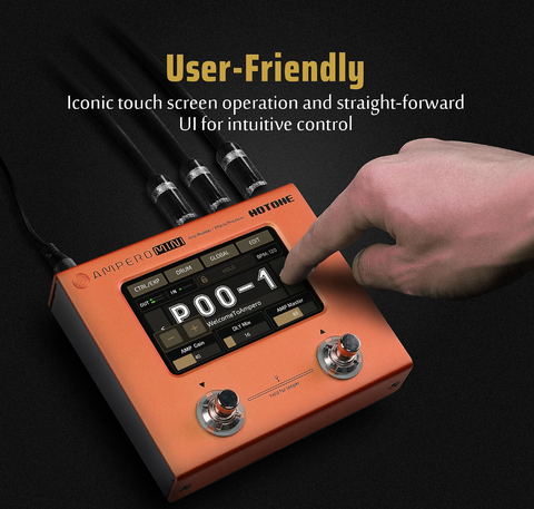 Hotone Ampero Mini Guitar Amp Modeler & Effects Processor Pedal, Orang – CBN Music Warehouse