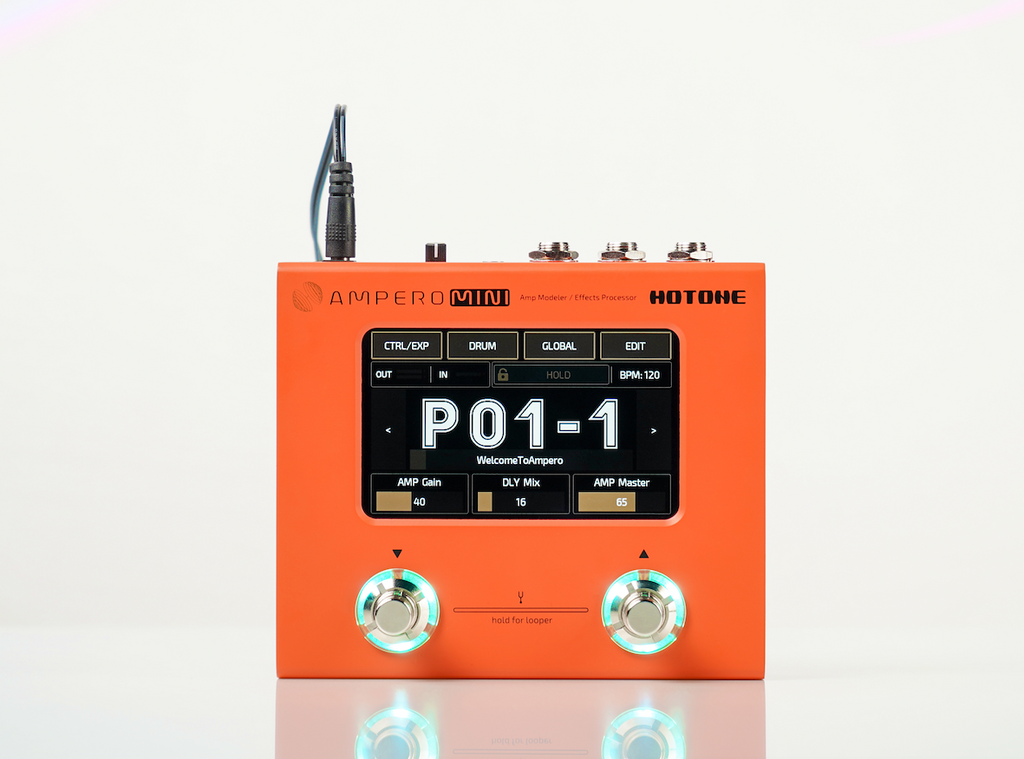 Hotone Ampero Mini Guitar Amp Modeler & Effects Processor Pedal Hotone Ampero Mini Guitar Amp Modeler & Effects Processor Pedal