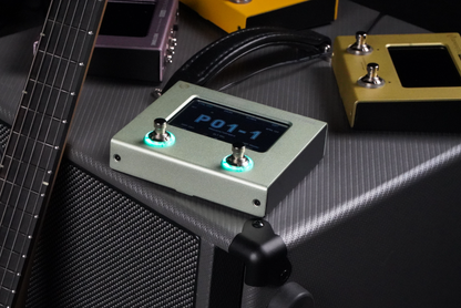 Hotone Ampero Mini Guitar Amp Modeler & Effects Processor Pedal, Matcha - CBN Music Warehouse