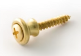 Gibson Accessories Strap Buttons 2-pack - Brass