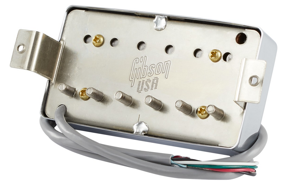 Gibson PU498TDBCC4 498T "Hot Alnico" Humbucker Bridge Pickup – Chrome Cover
