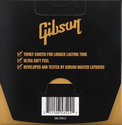 Gibson SAG-CPB13 Coated Phosphor Bronze Acoustic Guitar Strings .013 -.056