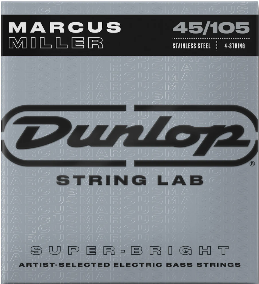 Dunlop DBMMS45105 Marcus Miller Signature Super Bright Long Scale Stainless Bass Strings .045 -.105 - CBN Music Warehouse