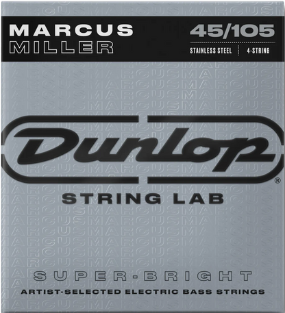 Dunlop DBMMS45105 Marcus Miller Signature Super Bright Long Scale Stainless Bass Strings .045 -.105 - CBN Music Warehouse