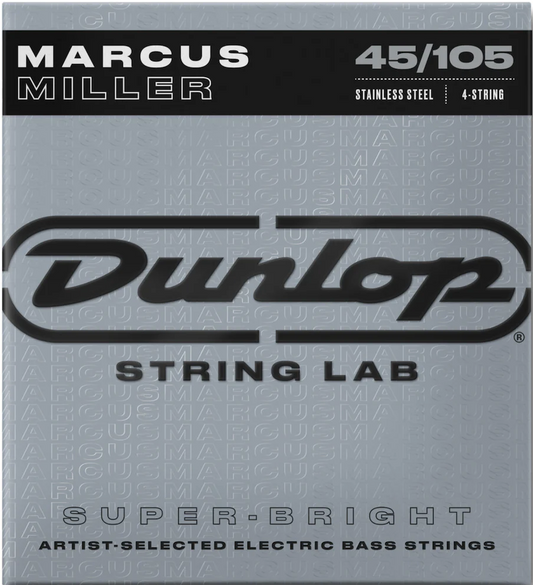 Dunlop DBMMS45105 Marcus Miller Signature Super Bright Long Scale Stainless Bass Strings .045 -.105 - CBN Music Warehouse