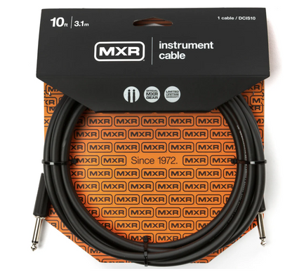 MXR DCIS10 Standard Instrument Cable - 10ft Straight/Straight - CBN Music Warehouse