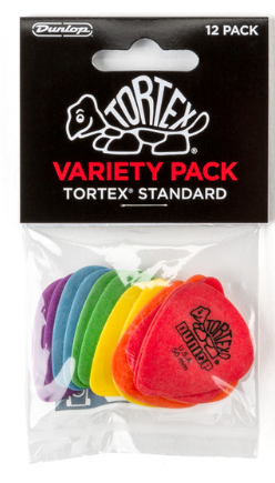 Dunlop Tortex Standard Pick Variety Pack - 12 Pack - CBN Music Warehouse