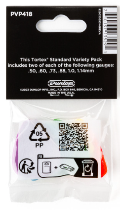 Dunlop Tortex Standard Pick Variety Pack - 12 Pack - CBN Music Warehouse