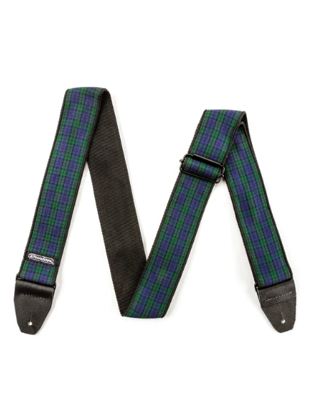 Dunlop Jacquard Guitar Strap - Black Watch Plaid