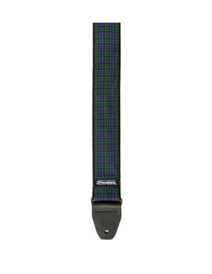 Dunlop Jacquard Guitar Strap - Black Watch Plaid