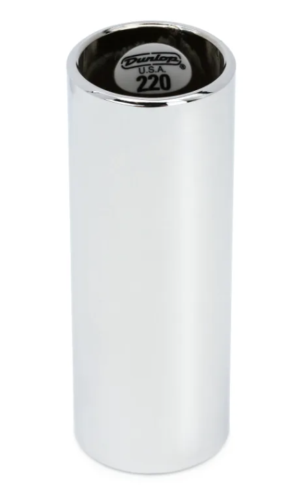 Dunlop 220 Chromed Steel Slide - Medium - Regular Wall Thickness