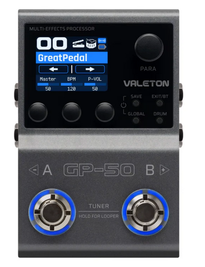 Valeton GP-50 Mulit-Effect Pedal for Electric Guitar - CBN Music Warehouse