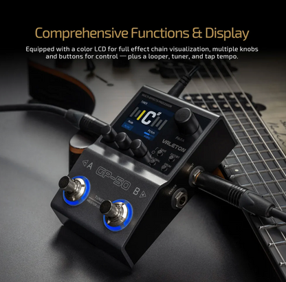 Valeton GP-50 Mulit-Effect Pedal for Electric Guitar - CBN Music Warehouse
