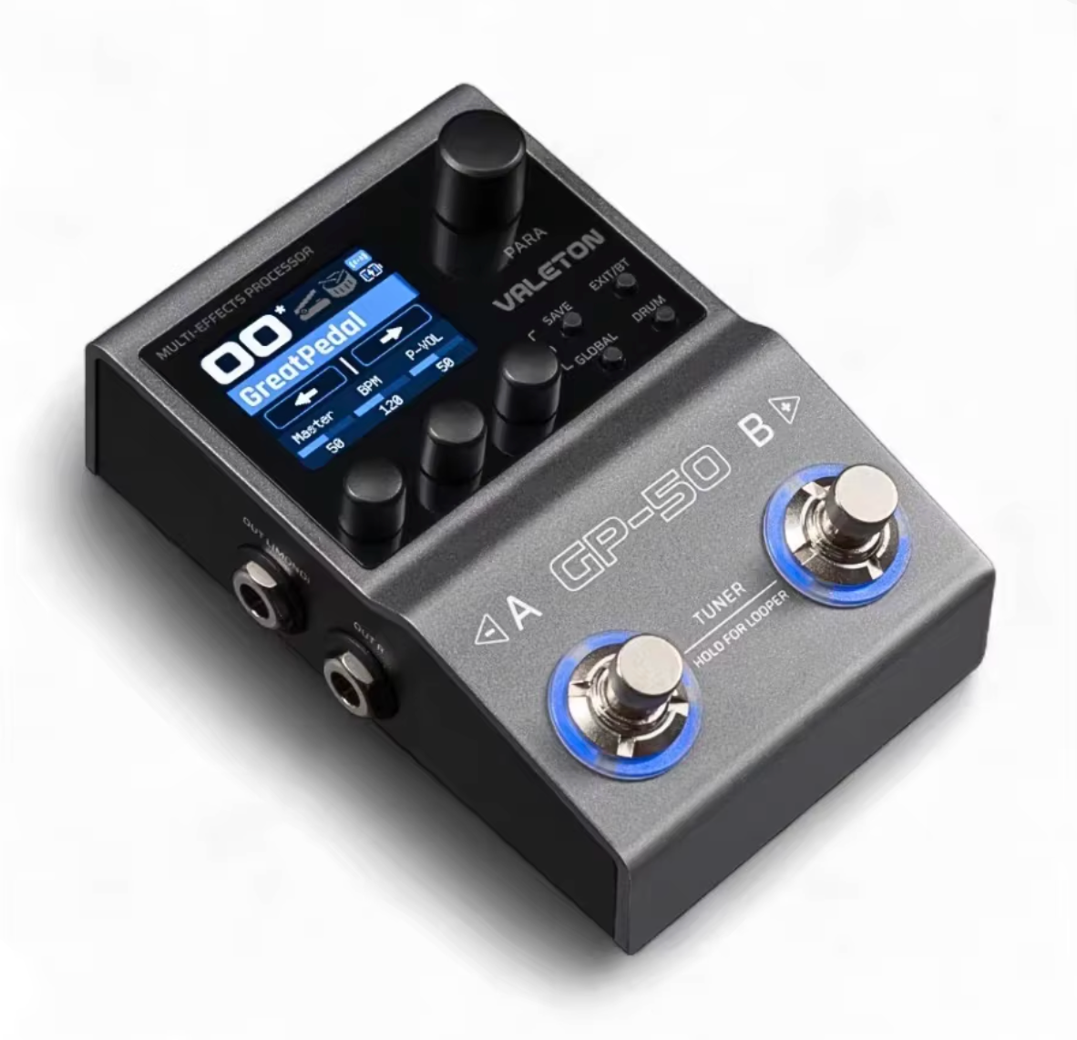 Valeton GP-50 Mulit-Effect Pedal for Electric Guitar - CBN Music Warehouse