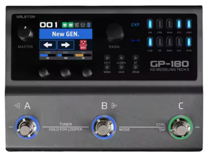 Valeton GP-180 Multi Effects Pedal for Electric Guitar - CBN Music Warehouse