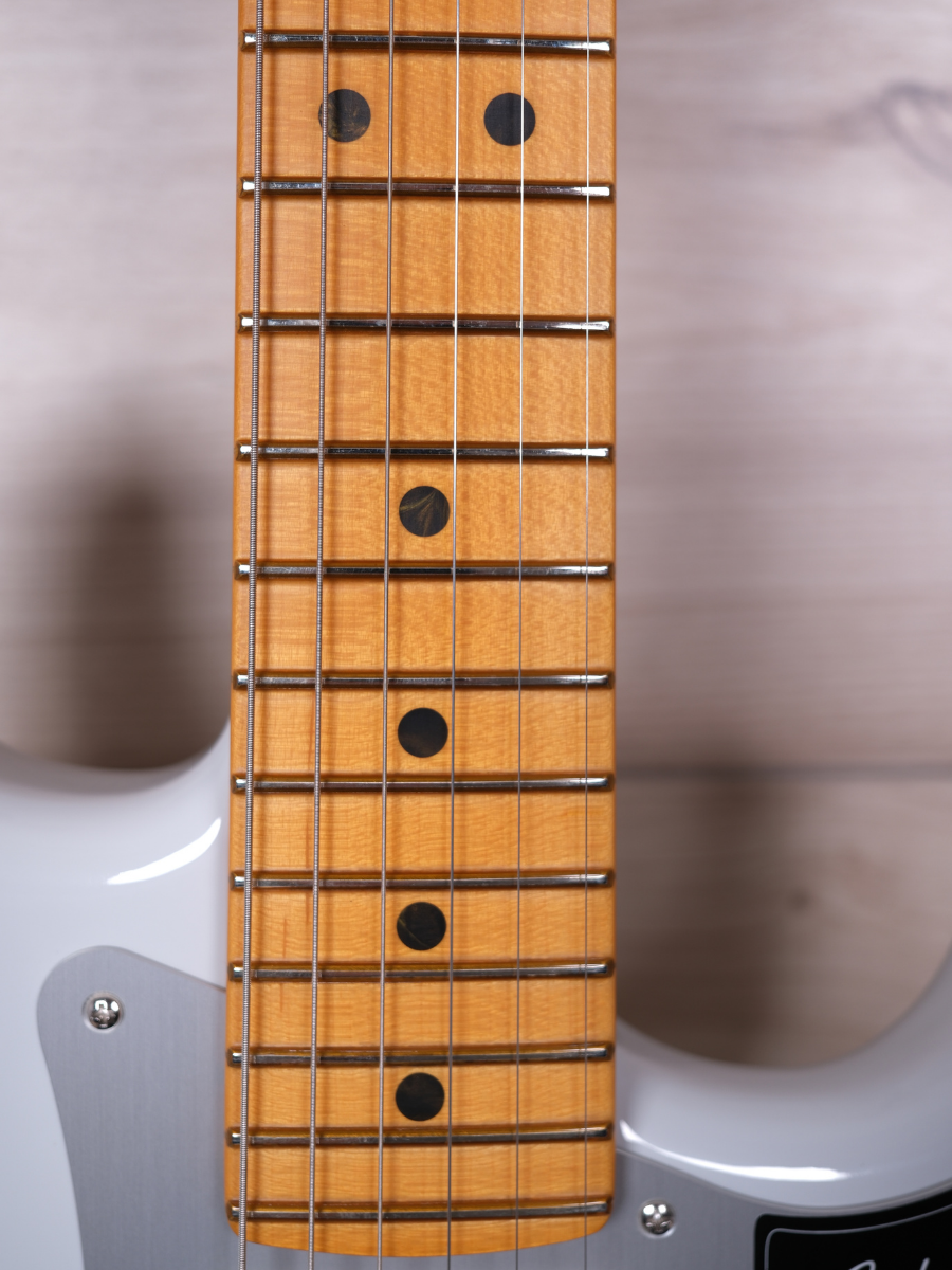 Fender American Ultra II Stratocaster Maple Fingerboard Electric Guitar, Avalanche #4427