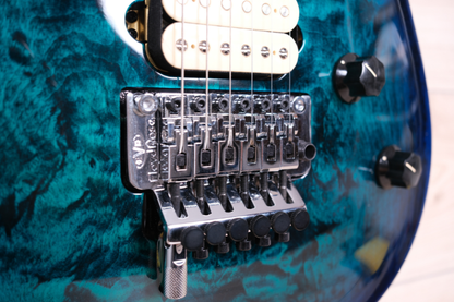 EVH Wolfgang Special QM, Baked Maple Fingerboard, Chlorine Burst