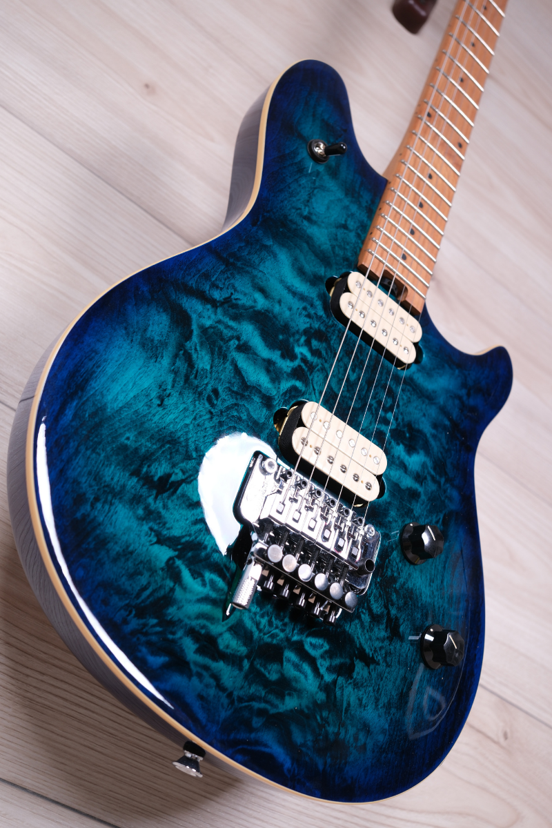 EVH Wolfgang Special QM, Baked Maple Fingerboard, Chlorine Burst