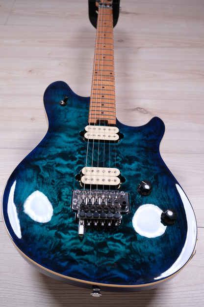 EVH Wolfgang Special QM, Baked Maple Fingerboard, Chlorine Burst