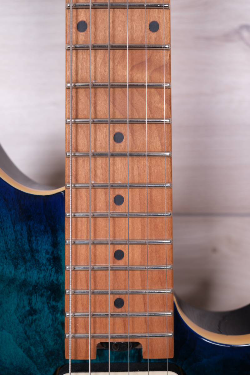 EVH Wolfgang Special QM, Baked Maple Fingerboard, Chlorine Burst