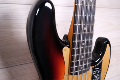 Fender American Ultra II Jazz Bass V 5 strings Bass, Ultraburst #6576