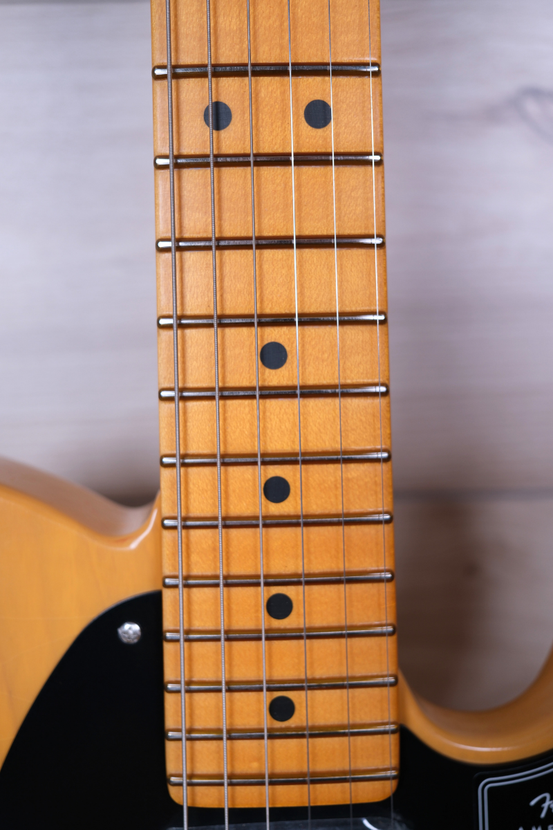 Fender American Ultra Luxe Vintage '50s Telecaster Electric Guitar, Butterscotch Blonde #8788