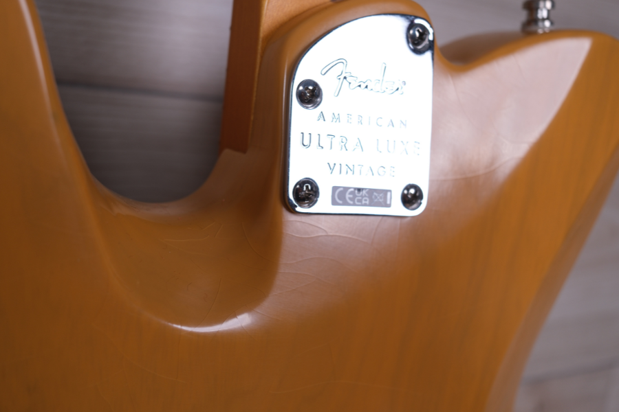 Fender American Ultra Luxe Vintage '50s Telecaster Electric Guitar, Butterscotch Blonde #8788
