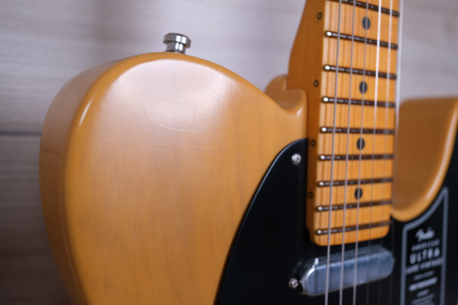 Fender American Ultra Luxe Vintage '50s Telecaster Electric Guitar, Butterscotch Blonde #8788