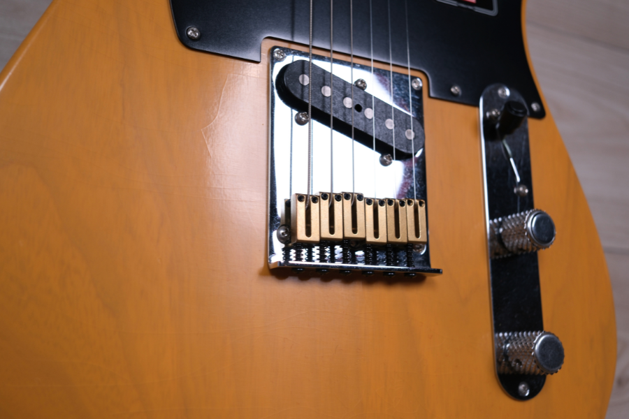 Fender American Ultra Luxe Vintage '50s Telecaster Electric Guitar, Butterscotch Blonde #8788